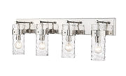 Fontaine 4 Light 34" Vanity in Polished Nickel
