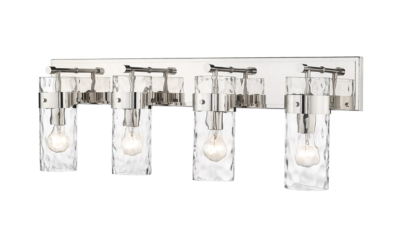 Fontaine 4 Light 34" Vanity in Polished Nickel