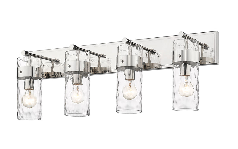 Fontaine 4 Light 34" Vanity in Polished Nickel