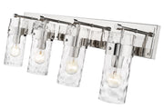 Fontaine 4 Light 34" Vanity in Polished Nickel