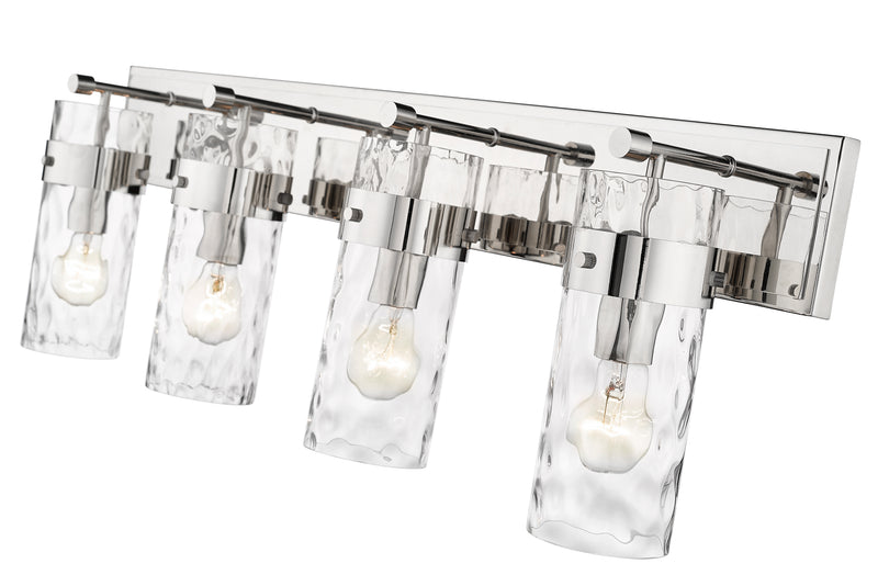 Fontaine 4 Light 34" Vanity in Polished Nickel