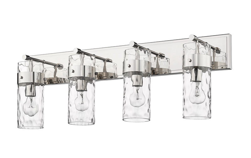 Fontaine 4 Light 34" Vanity in Polished Nickel