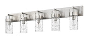 Fontaine 5 Light 44" Vanity in Brushed Nickel