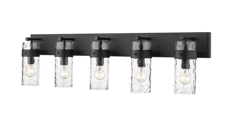 Fontaine 5 Light 44" Vanity in Matte Black