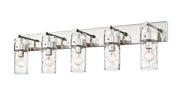 Fontaine 5 Light 44" Vanity in Polished Nickel