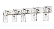 Fontaine 5 Light 44" Vanity in Polished Nickel