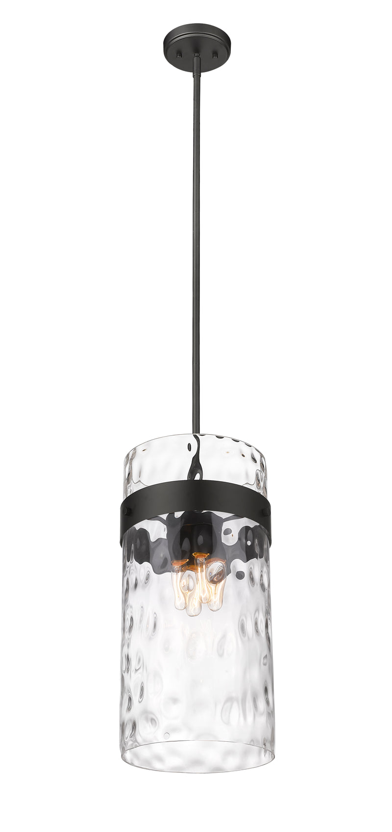 Fontaine 4 Light 13" Pendant in Matte Black