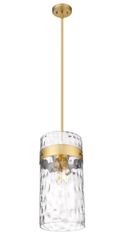 Fontaine 4 Light 13" Pendant in Rubbed Brass