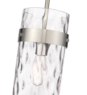 Fontaine 1 Light 6.5" Pendant in Brushed Nickel