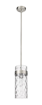 Fontaine 1 Light 6.5" Pendant in Brushed Nickel