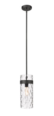 Fontaine 1 Light 6.5" Pendant in Matte Black