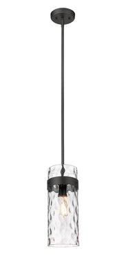 Fontaine 1 Light 6.5" Pendant in Matte Black