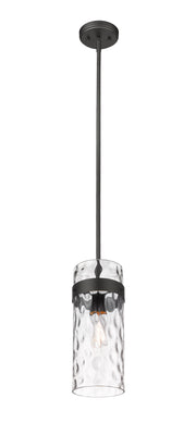 Fontaine 1 Light 6.5" Pendant in Matte Black
