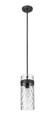Fontaine 1 Light 6.5" Pendant in Matte Black