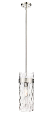 Fontaine 1 Light 6.5" Pendant in Polished Nickel