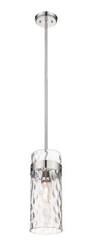 Fontaine 1 Light 6.5" Pendant in Polished Nickel