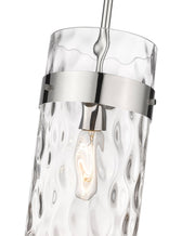 Fontaine 1 Light 6.5" Pendant in Polished Nickel