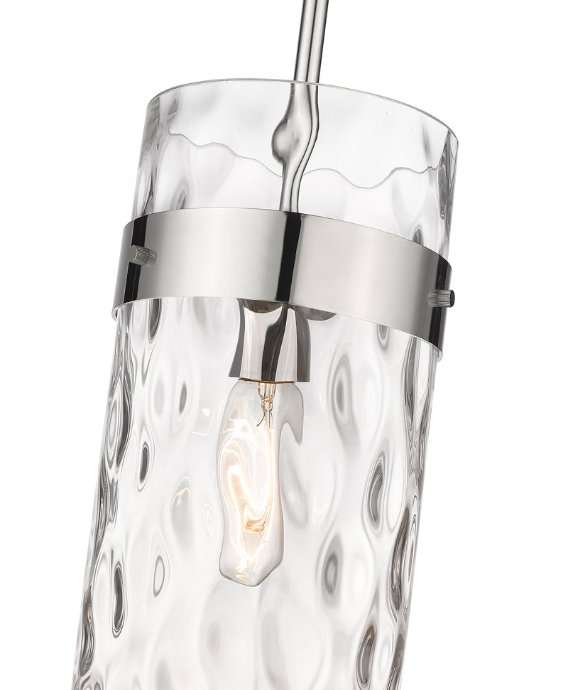 Fontaine 1 Light 6.5" Pendant in Polished Nickel