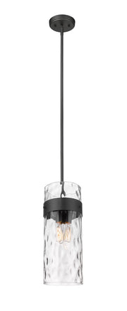 Fontaine 3 Light 9" Pendant in Matte Black