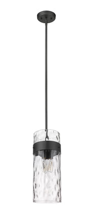 Fontaine 3 Light 9" Pendant in Matte Black