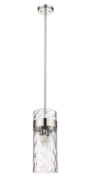 Fontaine 3 Light 9" Pendant in Polished Nickel