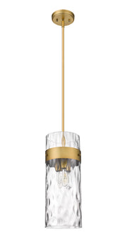 Fontaine 3 Light 9" Pendant in Rubbed Brass
