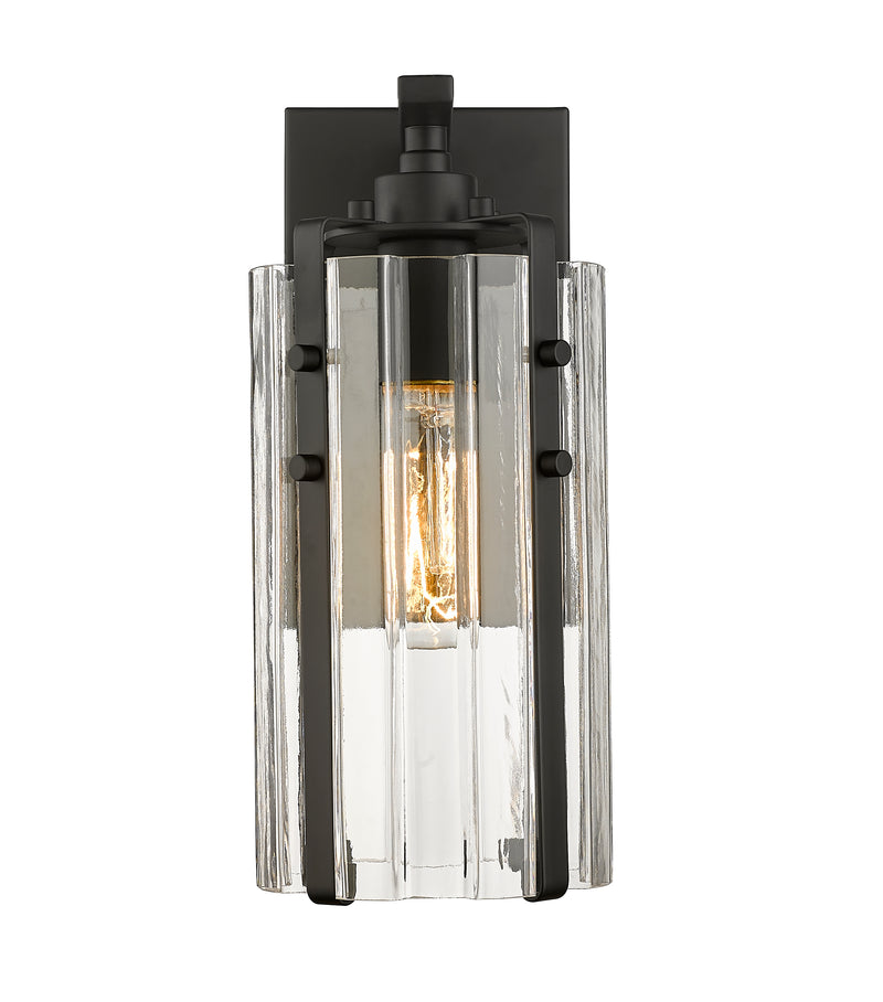 Alverton 1 Light 5.25" Wall Sconce in Matte Black