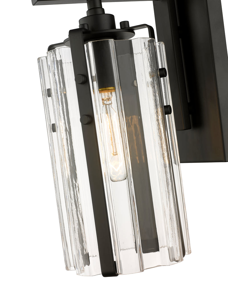 Alverton 1 Light 5.25" Wall Sconce in Matte Black