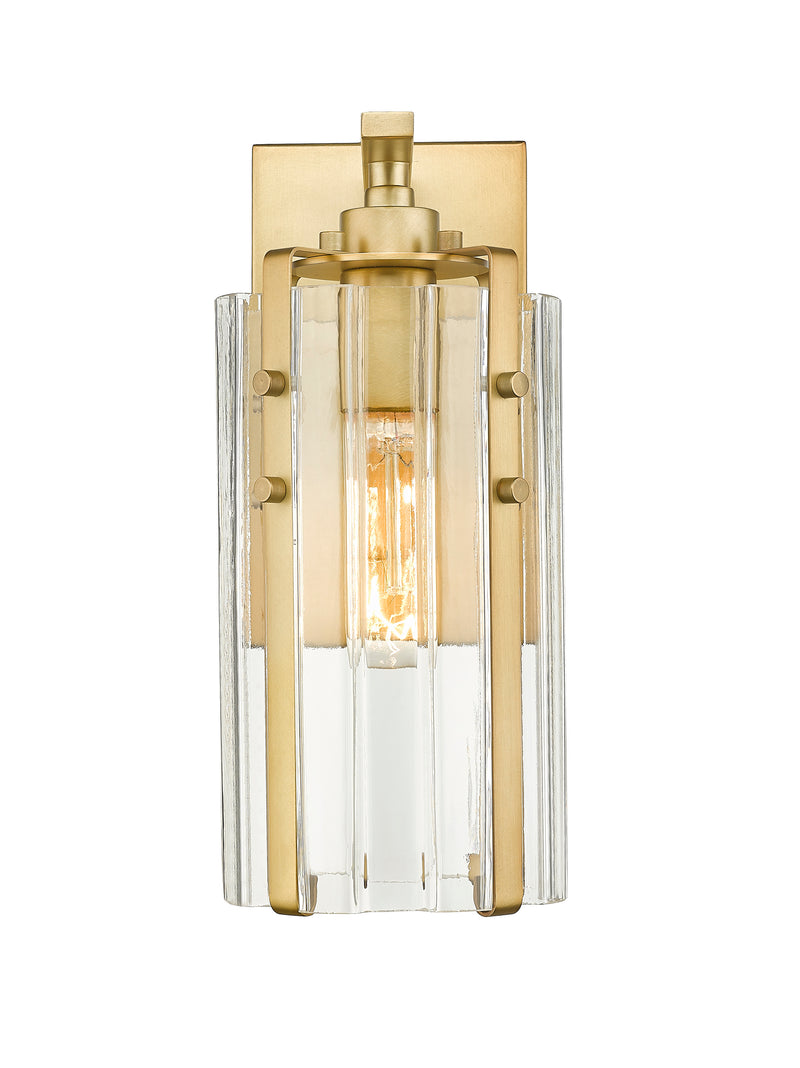Alverton 1 Light 5.25" Wall Sconce in Rubbed Brass