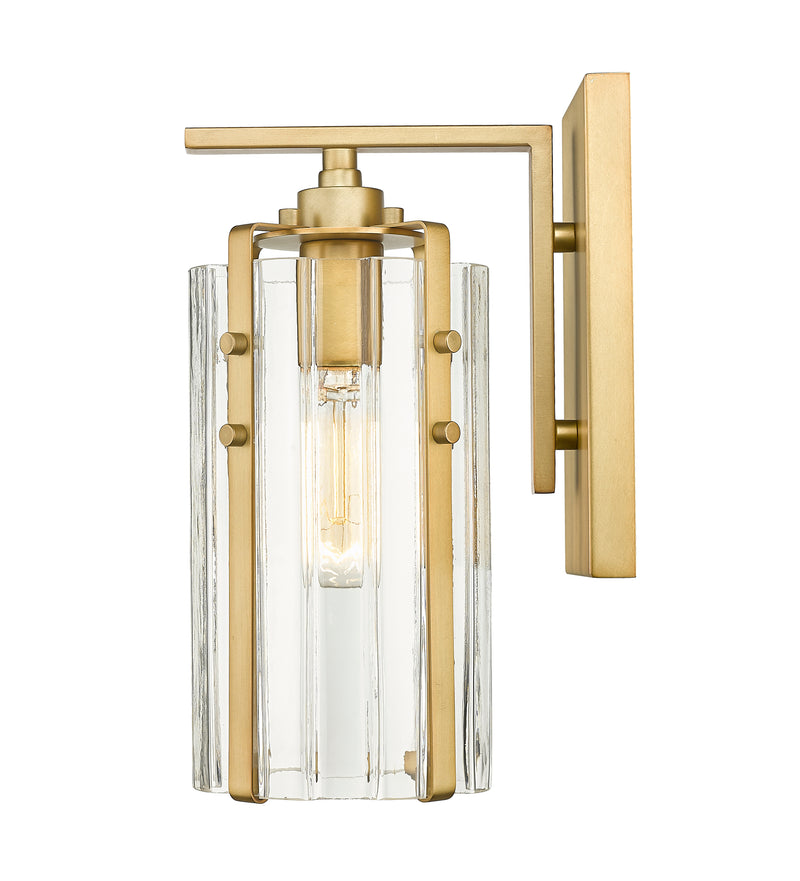 Alverton 1 Light 5.25" Wall Sconce in Rubbed Brass