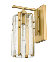 Alverton 1 Light 5.25" Wall Sconce in Rubbed Brass