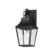 Storybook 1 Light Outdoor Wall Sconce in Black