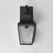Storybook 1 Light Outdoor Wall Sconce in Black