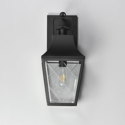 Storybook 1 Light Outdoor Wall Sconce in Black