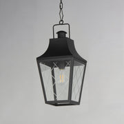 Storybook 1 Light Outdoor Pendant in Black