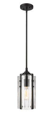 Alverton 1 Light 5.5" Pendant in Matte Black