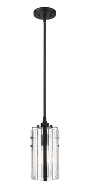 Alverton 1 Light 5.5" Pendant in Matte Black