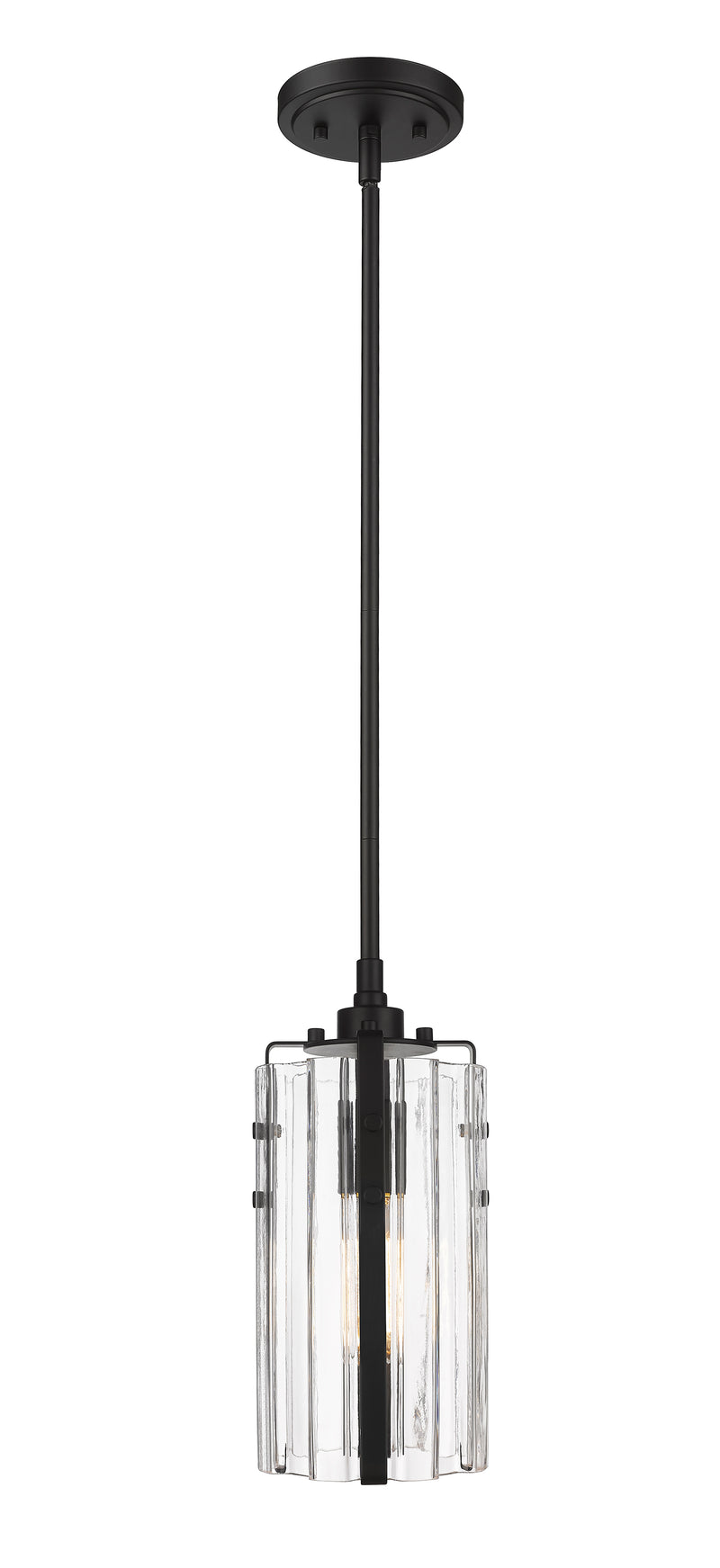Alverton 1 Light 5.5" Pendant in Matte Black