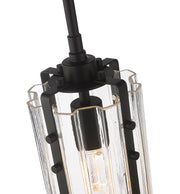 Alverton 1 Light 5.5" Pendant in Matte Black