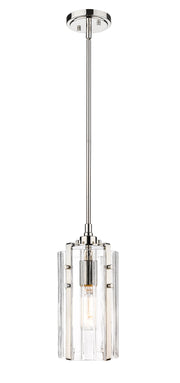 Alverton 1 Light 5.5" Pendant in Polished Nickel