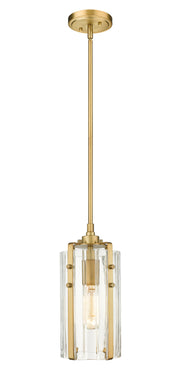 Alverton 1 Light 5.5" Pendant in Rubbed Brass