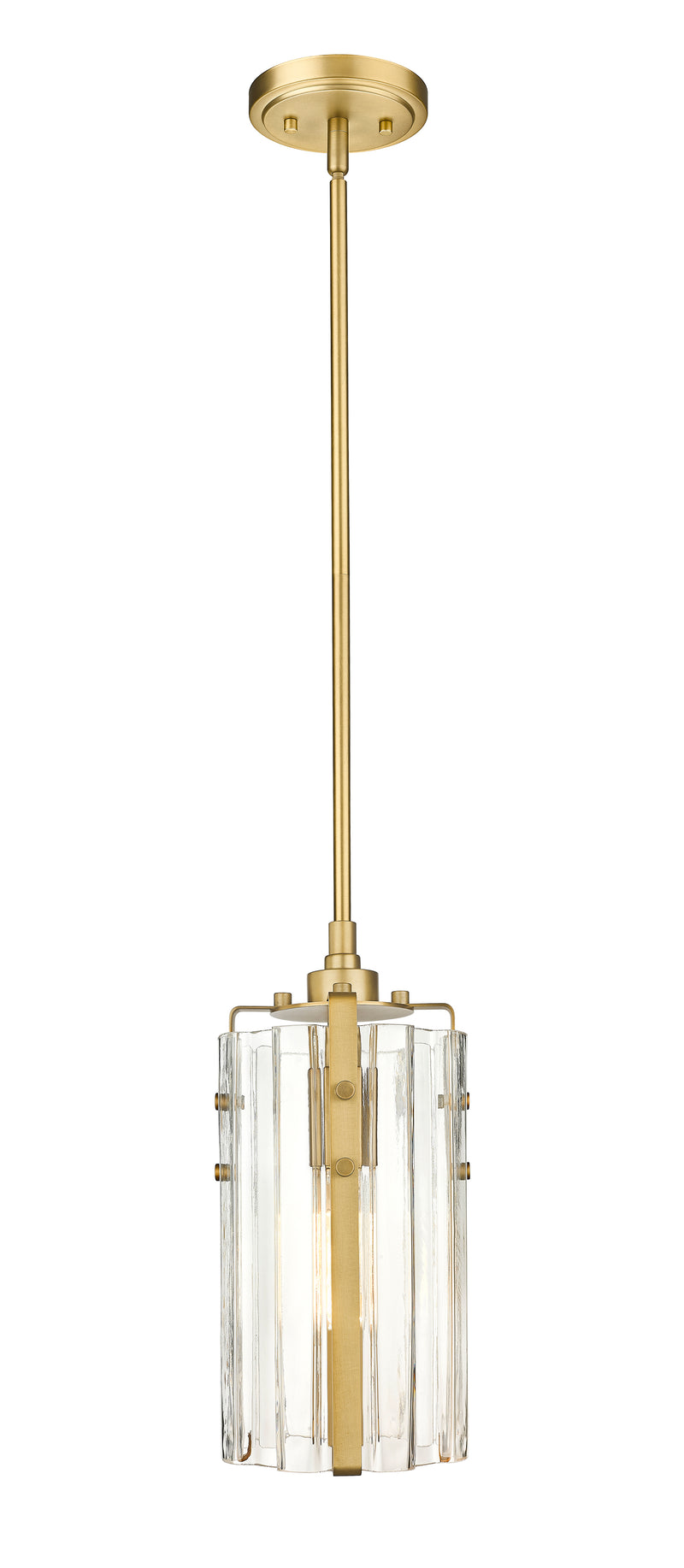 Alverton 1 Light 5.5" Pendant in Rubbed Brass