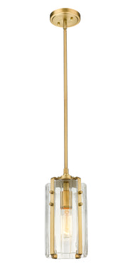 Alverton 1 Light 5.5" Pendant in Rubbed Brass