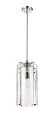 Alverton 1 Light 8" Pendant in Polished Nickel