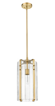 Alverton 1 Light 8" Pendant in Rubbed Brass