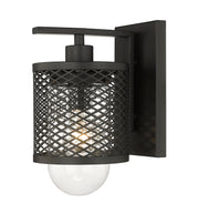 Kipton 1 Light 6" Wall Sconce in Matte Black