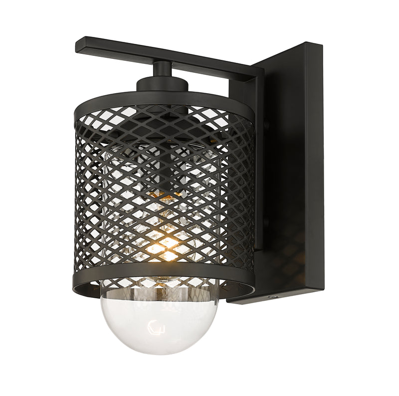 Kipton 1 Light 6" Wall Sconce in Matte Black