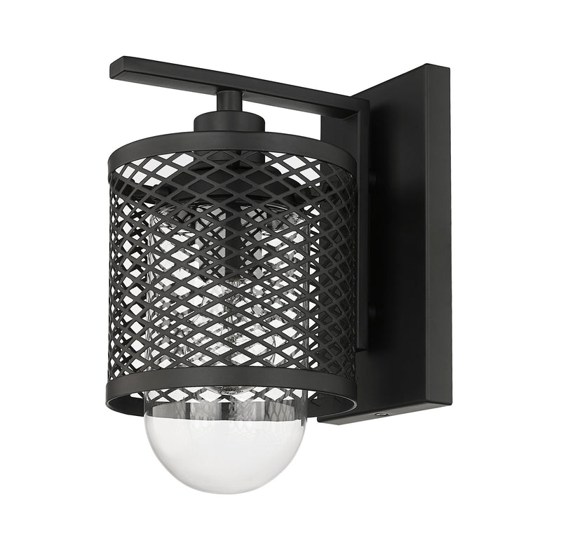 Kipton 1 Light 6" Wall Sconce in Matte Black