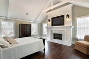 Kipton 1 Light 6" Wall Sconce in Matte Black in a room setting