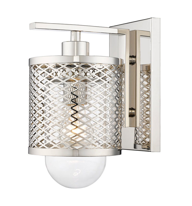 Kipton 1 Light 6" Wall Sconce in Polished Nickel